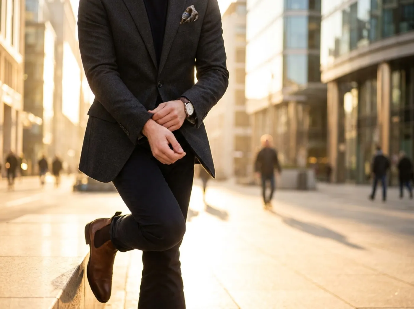 Polished masculine outfit — nobody can tell
